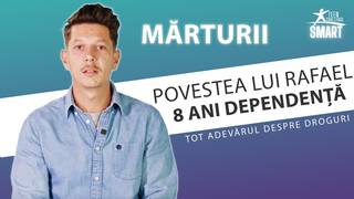 Cadru din mărturia filmată: „De multe ori am încercat să mă las de droguri” — povestea lui Rafael
