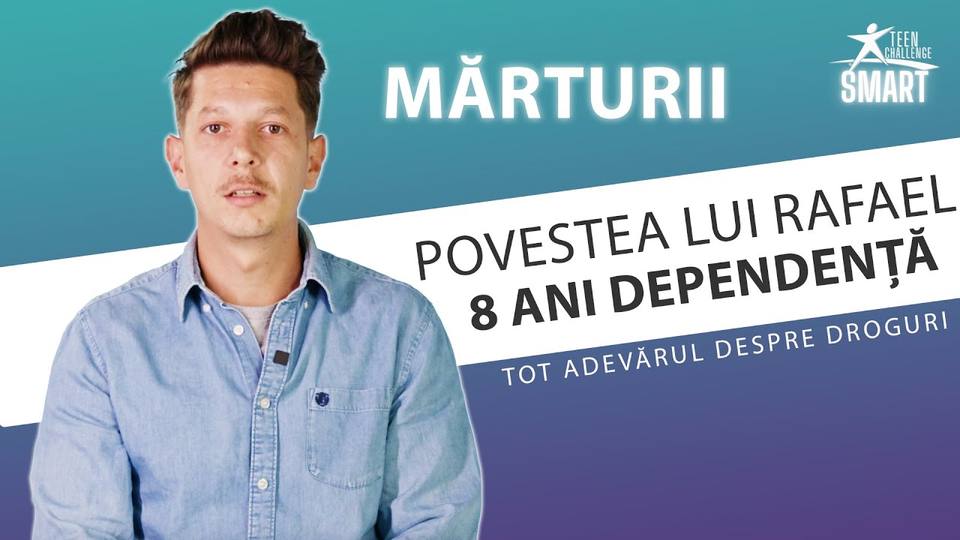 Cadru din mărturia filmată: „De multe ori am încercat să mă las de droguri” — povestea lui Rafael