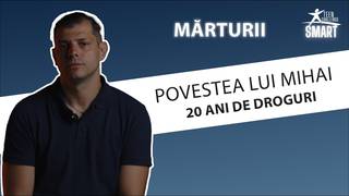 Cadru din mărturia filmată: „Consumam 10 grame de cocaină în 24 de ore” — povestea lui Mihai