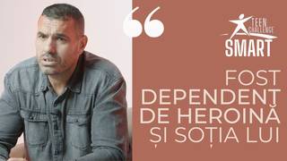 Cadru din mărturia filmată: De la heroină la legale, la o viață plină de speranță