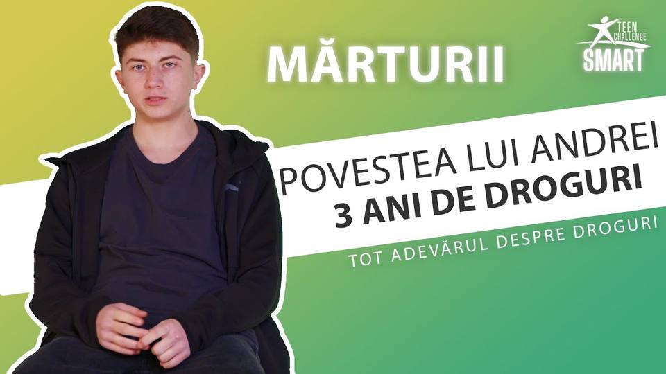 Cadru din mărturia filmată: „Voiam să mă droghez mai mult” — 3 ani de droguri în adolescență: povestea lui Andrei